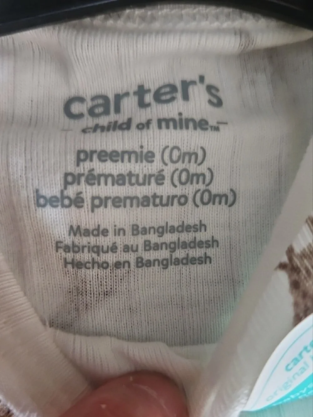 Carters comfortable cream
